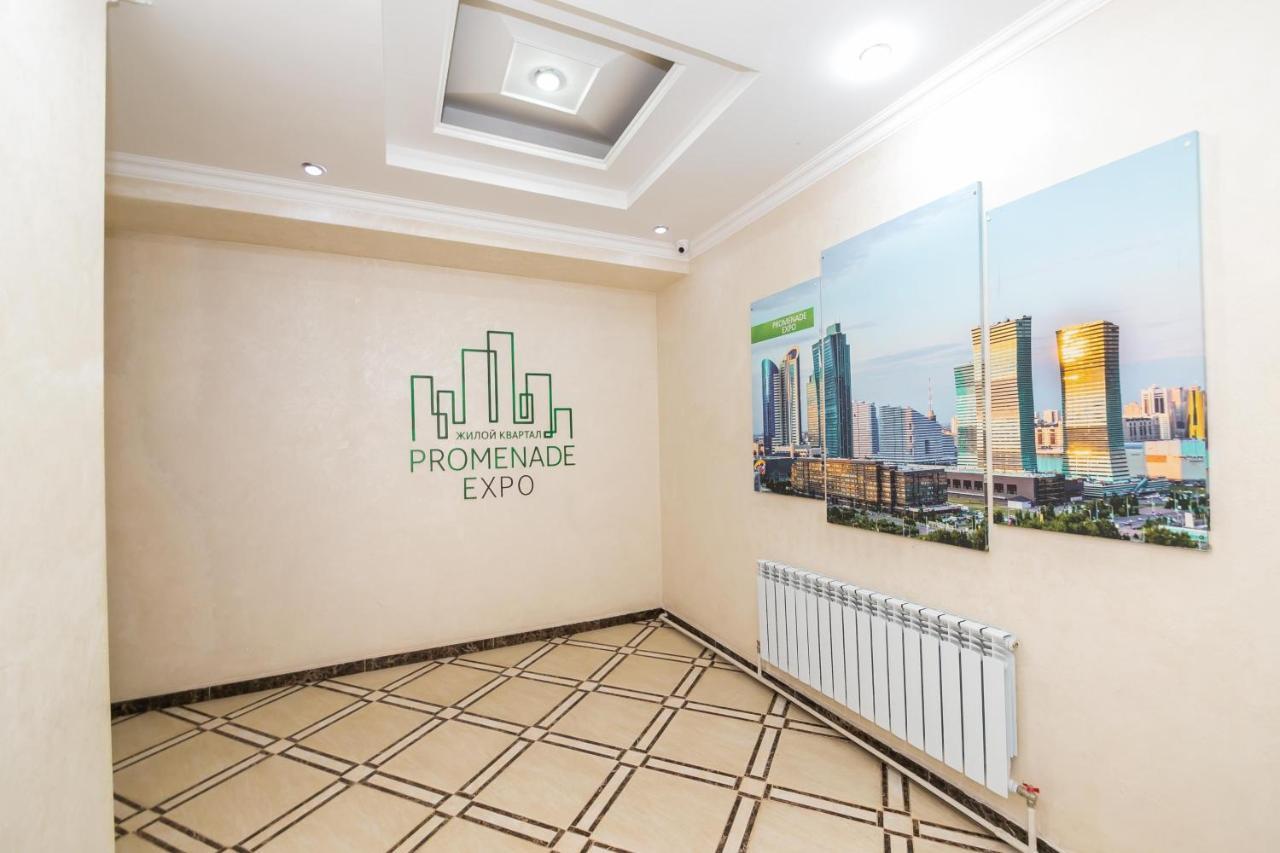 В Promenade Expo Квартира С Романтическим Видом Astana Buitenkant foto